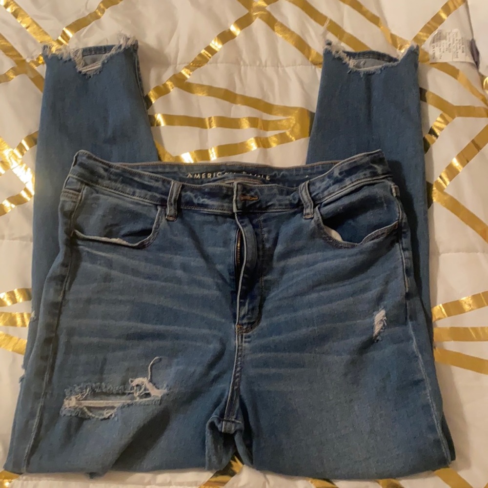 AEO Next Level Stretch Super Hi Rise Jegging